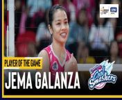 PVL Player of the Game Highlights: Jema Galanza powers Creamline in four sets (1) from mackenzie conn powers