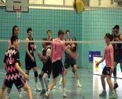 Maidstone&#39;s Invicta Volleyball mens team have had the chance to take on a team three leagues above them, all in the name of charity.