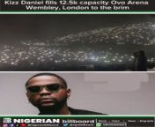 Kizz Daniel once again shows why he’s mr. No Bad Songs as he shutsdown his headline concert at OVO Arena Wembley, Londonwith over 12,000 fans in attendance.