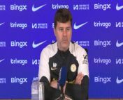 Chelsea manager Mauricio Pochettino on the importance of qualifying for Europe this season as they prepare to face Nottingham Forest&#60;br/&#62;Cobham, London, UK