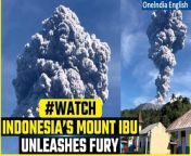 Indonesia&#39;s Ibu volcano roared to life on Monday morning, unleashing a dramatic eruption that sent towering columns of thick grey ash soaring several kilometres into the atmosphere, according to reports from the country&#39;s volcanology agency. The remote island of Halmahera bore witness to this explosive event, as the volcano erupted at 9:12 am, its fury lasting for approximately five intense minutes. Watch the full story.&#60;br/&#62; &#60;br/&#62;#Indonesia #MountIbu #Volcano #Eruption #AshClouds #VolcanicActivity #NaturalDisaster #RingOfFire #MountMerapi #MountRuang #Volcanology #GeologicalHazard #SafetyAlert #EmergencyResponse #DisasterPreparedness&#60;br/&#62;~HT.97~PR.152~ED.194~
