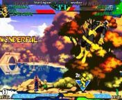 Marvel Super Heroes Vs. Street Fighter - StarLegion vs wusbor from poster nikla hero movie scene fight