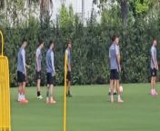 Watch: Lionel Messi returns to Inter Miami training from management inc in miami