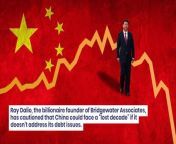 Ray Dalio, the billionaire founder of Bridgewater Associates, has cautioned that China could face a “lost decade” if it doesn’t address its debt issues.&#60;br/&#62;&#60;br/&#62;What Happened: Dalio echoed Chinese President Xi Jinping‘s prediction of a “100-year period of unprecedented change” and advised China to manage its debt problem in a post on LinkedIn.