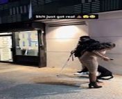 Guy Pranking Nice Ebony Lady_She Fell from sandal song humor jodi video