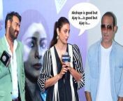 Bollywood actress Tabu talks about working with Ajay Devgn and Tabu at the trailer launch of Drishyam 2 #AjayDevgn #Tabu #Drishyam2