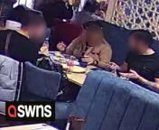 Shocking footage shows a blonde female diner’s card being declined yesterday (Sun) after she ordered four curries, eight sides and six drinks with two dark-haired men.And when she went to settle her bill at the cashpoint machine at Namji, Milton Keynes, staff allege one of her companions threatened to attack them before he fled with her.Restaurant Owner Naseem Khan, 44, was in the kitchen when the disturbance unfolded, and when she tried to find the diners in the car park, they were nowhere to be seen.This is the second recent incident that Naseem - dubbed the &#92;