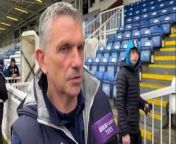 Hartlepool United manager John Askey reacts following their 3-1 win over Barrow at the Suit Direct Stadium - a result which could not prevent the club being relegated from the Football League.