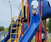 Heading to a park after it has rained can undoubtedly lead to chaos, but that&#39;s where the real fun begins! &#60;br/&#62;&#60;br/&#62;Shared by Chase Gordon, this hilarious clip showcases his son making the mistake of going down a wet slide. Regardless of his expectations, the journey down the slide turns into an action-packed adventure for the youngster. &#60;br/&#62;&#60;br/&#62;At various points, he realizes he should have waited for the slide to dry up a bit. &#60;br/&#62;&#60;br/&#62;The funniest part, without a doubt, is the ending, where he gets flipped over and plants his face onto the wet ground.&#60;br/&#62;&#60;br/&#62;&#92;