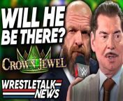 Do you think Vince will be at Crown Jewel? Let us know in the comments!&#60;br/&#62;10 Greatest WWE United States Championship Reigns Ever &#124; partsFUNknownhttps://www.youtube.com/watch?v=o1LIpulKA0g&#60;br/&#62;More wrestling news on https://wrestletalk.com/&#60;br/&#62;0:00 - Welcome...&#60;br/&#62;0:12 - Congrats To MJF&#60;br/&#62;0:39 - Vince McMahon Crown Jewel Update&#60;br/&#62;5:13 - AJ Styles WWE Return&#60;br/&#62;5:31 - WWE &amp; AEW Ratings&#60;br/&#62;8:43 - WWE Messing With AEW?&#60;br/&#62;10:04 - NXT 1 Minute 1 Take&#60;br/&#62;Vince McMahon At WWE Crown Jewel?! WWE Raw Ratings DISASTER! WWE vs. AEW! &#124; WrestleTalk&#60;br/&#62;#VinceMcMahon #WWE #CrownJewel&#60;br/&#62;&#60;br/&#62;Subscribe to WrestleTalk Podcasts https://bit.ly/3pEAEIu&#60;br/&#62;Subscribe to partsFUNknown for lists, fantasy booking &amp; morehttps://bit.ly/32JJsCv&#60;br/&#62;Subscribe to NoRollsBarredhttps://www.youtube.com/channel/UC5UQPZe-8v4_UP1uxi4Mv6A&#60;br/&#62;Subscribe to WrestleTalkhttps://bit.ly/3gKdNK3&#60;br/&#62;SUBSCRIBE TO THEM ALL! Make sure to enable ALL push notifications!&#60;br/&#62;&#60;br/&#62;Watch the latest wrestling news: https://shorturl.at/pAIV3&#60;br/&#62;Buy WrestleTalk Merch here! https://wrestleshop.com/ &#60;br/&#62;&#60;br/&#62;Follow WrestleTalk:&#60;br/&#62;Twitter: https://twitter.com/_WrestleTalk&#60;br/&#62;Facebook: https://www.facebook.com/WrestleTalk.Official&#60;br/&#62;Patreon: https://goo.gl/2yuJpo&#60;br/&#62;WrestleTalk Podcast on iTunes: https://goo.gl/7advjX&#60;br/&#62;WrestleTalk Podcast on Spotify: https://spoti.fi/3uKx6HD&#60;br/&#62;&#60;br/&#62;Written by: Luke Owen&#60;br/&#62;Presented by: Luke Owen&#60;br/&#62;Thumbnail by: Brandon Syres&#60;br/&#62;Image Sourcing by: Brandon Syres&#60;br/&#62;&#60;br/&#62;About WrestleTalk:&#60;br/&#62;Welcome to the official WrestleTalk YouTube channel! WrestleTalk covers the sport of professional wrestling - including WWE TV shows (both WWE Raw &amp; WWE SmackDown LIVE), PPVs (such as Royal Rumble, WrestleMania &amp; SummerSlam), AEW All Elite Wrestling, Impact Wrestling, ROH, New Japan, and more. Subscribe and enable ALL notifications for the latest wrestling WWE reviews and wrestling news.&#60;br/&#62;&#60;br/&#62;Sources used for research:&#60;br/&#62;https://wrestletalk.com/news/mjf-on-title-reign-before-breaking-record/&#60;br/&#62;https://wrestletalk.com/news/vince-mcmahons-status-update-wwe-crown-jewel/&#60;br/&#62;https://wrestletalk.com/news/wwe-raw-viewership-demo-rating-october-30/