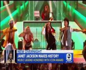 Janet Jackson gave her first televised performance in years yesterday at one of the music industry&#39;s biggest nights.