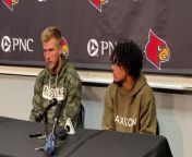 Louisville QBs Tyler Shough, Pierce Clarkson Talk Spring Practice (3\ 22\ 24) from naughty talk and striptease