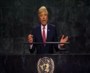 Donald Trump uses his speech at the United Nations to address rumors about him trying to influence the 2020 election by blackmailing Ukraine and possible impeachment.