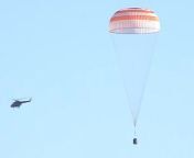 The capsule from the Russian Soyuz MS-22 spacecraft that suffered a coolant leak in space had to land in Kazakhstan after undocking from the International Space Station.&#60;br/&#62;&#60;br/&#62;Credit: Rosmosmos &#124; edited by Space.com&#39;s Steve Spaleta&#60;br/&#62;Music: Migratory Birds by Curved Mirror / courtesy of Epidemic Sound
