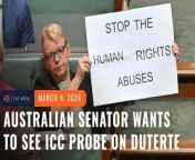 Australian Senator Janet Rice says she wants to see President Ferdinand Marcos Jr. fully support the probe against his predecessor Rodrigo Duterte.&#60;br/&#62;&#60;br/&#62;Full story: https://www.rappler.com/philippines/video-interview-australian-senator-janet-rice-protest-marcos/&#60;br/&#62;