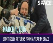 On March 1, 2016, NASA astronaut Scott Kelly came back to Earth after spending almost an entire year at the International Space Station, breaking the record for the longest spaceflight by an American. &#60;br/&#62;&#60;br/&#62;He and his Russian crewmate Mikhail Kornienko spent 340 consecutive days at the space station. During that time, Scott Kelly took part in NASA&#39;s twins study with his twin brother, Mark. His extended stay in space would help researchers learn about the health effects of long-term spaceflight.