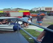 Watch: Emergency services attend the scene of a car accident at Thirroul&#39;s Plus Fitness.