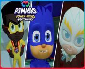 PJ Masks Power Heroes: Mighty Alliance Walkthrough Part 4 (PS5, PS4) 100% Dark PJ Power Q from jtxgwaew0 q