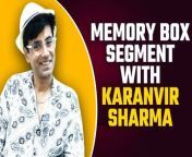 Super Fun Memory Box Segment WIth Karanvir Sharma and many more...Watch Video to Know more... &#60;br/&#62; &#60;br/&#62;#KaranvirSharma #KaranvirSharmaInterview #RabSeHaiDua&#60;br/&#62;~PR.130~GR.125~