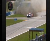 IMSA 2024 12H Sebring Qualifying Jaminet Crashes from hot hard ponam pande