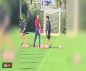 Messi’s bodyguard shows off ball skills from dragon ball 2007