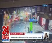 Pinagbabaril ng mga salaring de-motorsiklo ang dalawang guwardiya sa Imus, Cavite. Nakaligtas ang isa sa kanila pero ang isa, dead on the spot.&#60;br/&#62;&#60;br/&#62;&#60;br/&#62;24 Oras Weekend is GMA Network’s flagship newscast, anchored by Ivan Mayrina and Pia Arcangel. It airs on GMA-7, Saturdays and Sundays at 5:30 PM (PHL Time). For more videos from 24 Oras Weekend, visit http://www.gmanews.tv/24orasweekend.&#60;br/&#62;&#60;br/&#62;#GMAIntegratedNews #KapusoStream&#60;br/&#62;&#60;br/&#62;Breaking news and stories from the Philippines and abroad:&#60;br/&#62;GMA Integrated News Portal: http://www.gmanews.tv&#60;br/&#62;Facebook: http://www.facebook.com/gmanews&#60;br/&#62;TikTok: https://www.tiktok.com/@gmanews&#60;br/&#62;Twitter: http://www.twitter.com/gmanews&#60;br/&#62;Instagram: http://www.instagram.com/gmanews&#60;br/&#62;&#60;br/&#62;GMA Network Kapuso programs on GMA Pinoy TV: https://gmapinoytv.com/subscribe