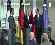 German Chancellor Olaf Scholz hosts French President Emmanuel Macron after tensions between the leaders recently blew out into the open over differences on how to support Ukraine. Scholz&#39;s refusal to provide long-range Taurus missiles to Ukraine has frustrated European partners. Conversely, the chancellor reacted angrily to Macron&#39;s refusal to rule out sending troops to Ukraine.