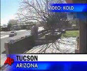Amazing video from a surveillance camera at an Arizona home shows a car pull up, several men get out and allegedly try to break in. Police say the victim was home and shot at the armed men. The suspects fled but police later found their car. (Feb. 11)