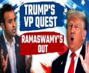 Vivek Ramaswamy won&#39;t be Donald Trump&#39;s running mate, per Bloomberg. Trump aims to include him in his administration despite this decision. Ramaswamy withdrew from the presidential race after Iowa. He endorsed Trump and suspended his campaign. Trump has several potential vice presidential candidates, including Tim Scott and Ron DeSantis. &#60;br/&#62; &#60;br/&#62;#VivekRamaswamy #DonaldTrump #Trump2024 #RamaswamyTrump #RonDesantis #Trump #Truthsocial #VicePresident #Worldnews #USelections #IndiaNews #Oneindia #Oneindianews &#60;br/&#62;~HT.178~GR.123~PR.152~ED.103~