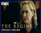 Don’t believe the lies. HBO Original The Regime airs Sundays at 9pm on Max.