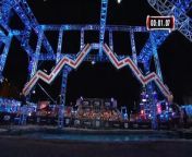 Jessie Graff, Travis Rosen, Geoff Britten and Brian Arnold compete on the Thunderbolt Pegboard on the 2017 American Ninja Warrior All Stars special.