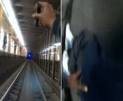 Watch: NYPD officers jump onto subway tracks to rescue man as train approaches from chodmobeshi officer full movie