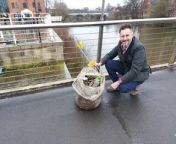 A litter picking event attended by Max McCurdo and local volunteers aimed to help clean up River Derwent following Storm Babet, whilst raising awareness of plastic pollution in the region
