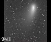 Gianluca Masi from the Virtual Telescope Project captured imagery of comet C/2022 E3 (ZTF). &#60;br/&#62;The comet&#39;s closest approach to Earth at 26.4 million miles (42.5 million km) away.&#60;br/&#62;&#60;br/&#62;Credit: Gianluca Masi / Virtual Telescope Project &#124; edited by Space.com&#39;s Steve Spaleta&#60;br/&#62;Music: Kepler&#39;s Hope by Year of the Deer / courtesy of Epidemic Sound