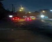 WATCH &#124; Cars stuck in floodwater on Captain Cook Drive, Woolooware after deluge. A bus was lucky to get through.