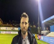 Farnham Town manager Paul Johnson post-AFC Croydon Athletic from www tom and jary