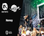 Heresy | Instinto - Rock Fest 2024 from that is rock kgf song
