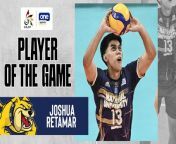 UAAP Player of the Game Highlights: Joshua Retamar shows veteran smarts for NU against Adamson from ab lake nu his