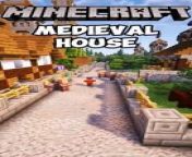 minecraft-medieval-house-build from minecraft texture pack 16