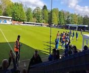 Bury Town players and management complete a lap of appreciation to their supporters after a 6-0 victory against Enfield in final regular season home game from arjentina player