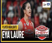 PVL Player of the Game Highlights: Eya Laure sustains fine form as Chery Tiggo stuns PLDT to boost semis chances from semi log regression