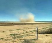 Double dust devil captured in Kingman_ Arizona( from arizona time