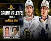 Evan Marinofsky and Carl Corazzini go LIVE to recap Game 4 of Bruins vs Leafs!&#60;br/&#62;&#60;br/&#62;Prize Picks! Get in on the excitement with PrizePicks, America’s No. 1 Fantasy Sports App, where you can turn your hoops knowledge into serious cash. Download the app today and use code CLNS for a first deposit match up to &#36;100! Pick more. Pick less. It’s that Easy! Go to https://PrizePicks.com/CLNS&#60;br/&#62;&#60;br/&#62;#Bruins #Leafs #NHL
