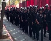 Police in riot gear disperse pro-Palestine protesters on USC campusUSC anonymous student