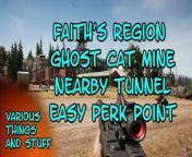 In this video from Faith&#39;s Region, we will start at the Ghost Cat Mine and head to a nearby tunnel for an easy perk point.
