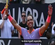 Rafael Nadal was disappointed with his performance despite beating Zizou Bergs in the Italian Open first round