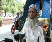 Bangladeshi rickshaw operator Shaheb Ali, 45, has been struggling to strike a balance between finding work and resting from the heat, as the country has baked in a searing heatwave for over a week. - REUTERS