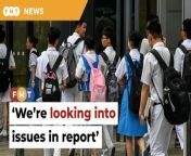 It says it is committed to ensuring that reforms to the national education system are a success.&#60;br/&#62;&#60;br/&#62;Read More: https://www.freemalaysiatoday.com/category/nation/2024/04/30/education-ministry-looking-into-issues-in-world-bank-report/&#60;br/&#62;&#60;br/&#62;Free Malaysia Today is an independent, bi-lingual news portal with a focus on Malaysian current affairs.&#60;br/&#62;&#60;br/&#62;Subscribe to our channel - http://bit.ly/2Qo08ry&#60;br/&#62;------------------------------------------------------------------------------------------------------------------------------------------------------&#60;br/&#62;Check us out at https://www.freemalaysiatoday.com&#60;br/&#62;Follow FMT on Facebook: https://bit.ly/49JJoo5&#60;br/&#62;Follow FMT on Dailymotion: https://bit.ly/2WGITHM&#60;br/&#62;Follow FMT on X: https://bit.ly/48zARSW &#60;br/&#62;Follow FMT on Instagram: https://bit.ly/48Cq76h&#60;br/&#62;Follow FMT on TikTok : https://bit.ly/3uKuQFp&#60;br/&#62;Follow FMT Berita on TikTok: https://bit.ly/48vpnQG &#60;br/&#62;Follow FMT Telegram - https://bit.ly/42VyzMX&#60;br/&#62;Follow FMT LinkedIn - https://bit.ly/42YytEb&#60;br/&#62;Follow FMT Lifestyle on Instagram: https://bit.ly/42WrsUj&#60;br/&#62;Follow FMT on WhatsApp: https://bit.ly/49GMbxW &#60;br/&#62;------------------------------------------------------------------------------------------------------------------------------------------------------&#60;br/&#62;Download FMT News App:&#60;br/&#62;Google Play – http://bit.ly/2YSuV46&#60;br/&#62;App Store – https://apple.co/2HNH7gZ&#60;br/&#62;Huawei AppGallery - https://bit.ly/2D2OpNP&#60;br/&#62;&#60;br/&#62;#FMTNews #EducationMinistry #WorldBank
