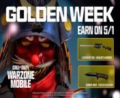 Call of Duty: Warzone Mobile brings the latest battle royale experience to mobile developed by Beenox and Activision Shanghai Studio. Players will be able to earn new content as part of Golden Week such as the Lockwood 300 - Shotgun&#39;s Harmony, Combat Knife - Stealth Blossom, and more.