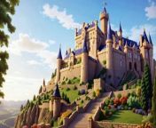 In the grand kingdom of Veridian, where the sunsets paint the sky in hues of gold and the castles stand tall with tales of old, there lies a story woven with threads of royalty and romance. &#92;